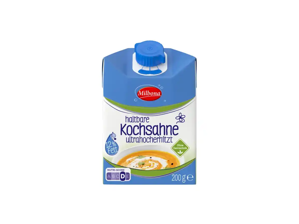 Bild 1 von Milbona Haltbare Kochsahne,  200 g