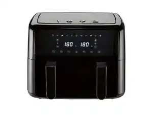 SILVERCREST® Doppelzonen-Heißluftfritteuse, mit Easy-Touch-Display