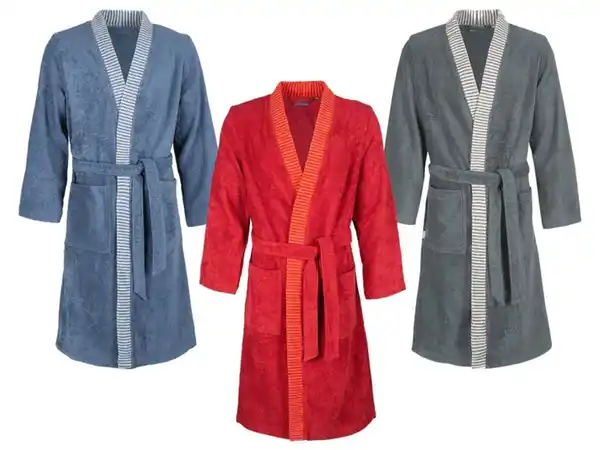 Bild 1 von Egeria Egeria Bademantel Herren «Bruno», Kimono, reine Baumwolle, verschiedene Größen