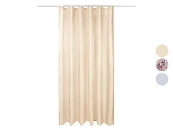 Bild 1 von LIVARNO home Duschvorhang, aus pflegeleichtem Textil