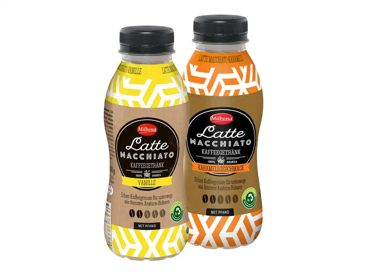 Bild 1 von Milbona Kaffeegetränk Latte Macchiato,  330 ml