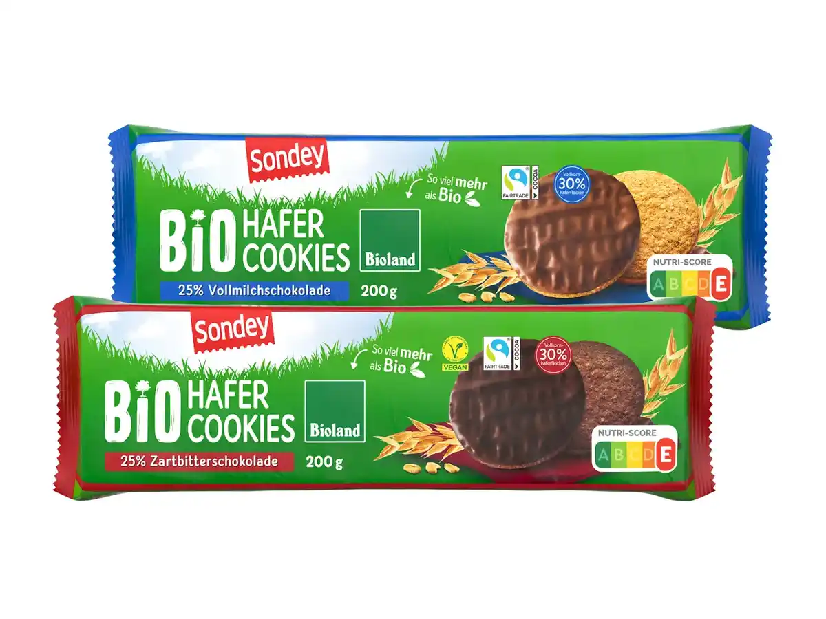 Bild 1 von Bioland Hafer Cookies,  200 g
