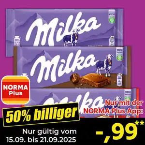Milka Tafelschokolade