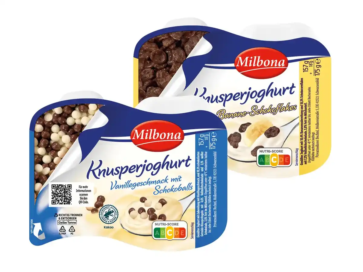 Bild 1 von Milbona Knusperjoghurt,  175 g