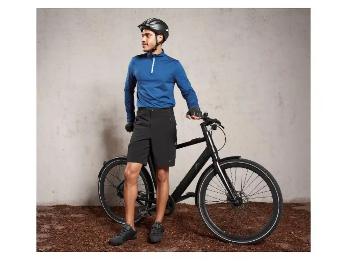 Bild 2 von CRIVIT Herren-2-in-1-Funktionsshorts, mit Sitzpolster