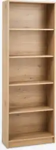 Bücherregal HORSENS 5 Böden eichefarben warm