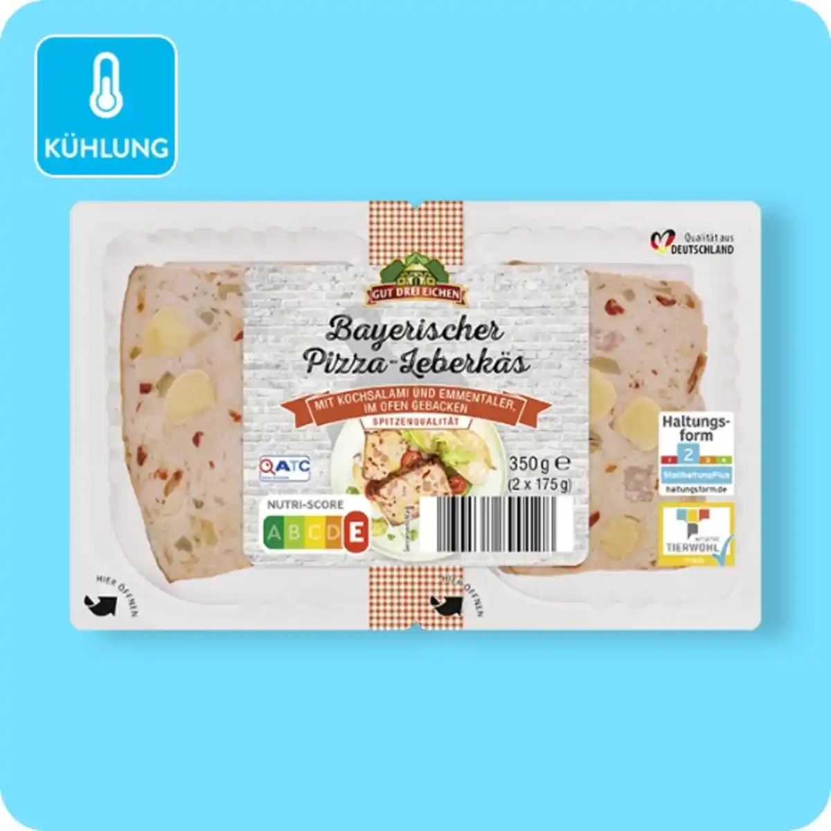 Bild 1 von GUT DREI EICHEN Bayerischer Leberkäs, Pizza-Leberkäs