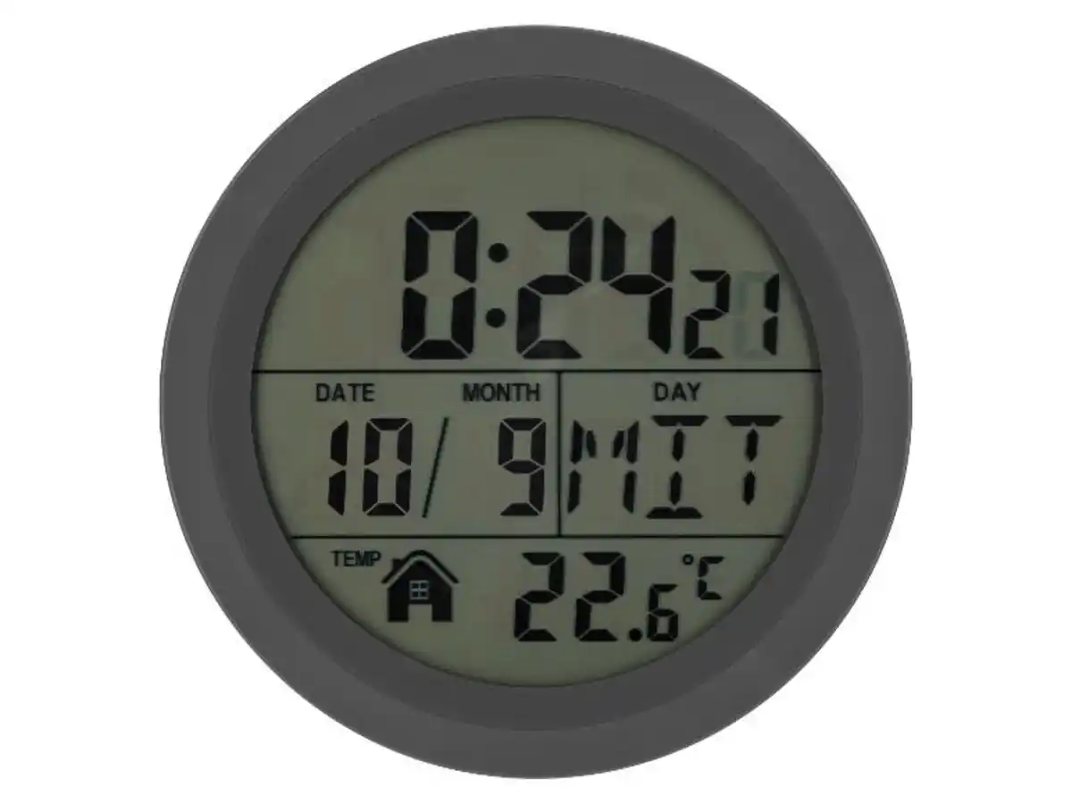 Bild 2 von AURIOL® Funk-Badezimmeruhr, mit 4 rückseitigen Saugnäpfen