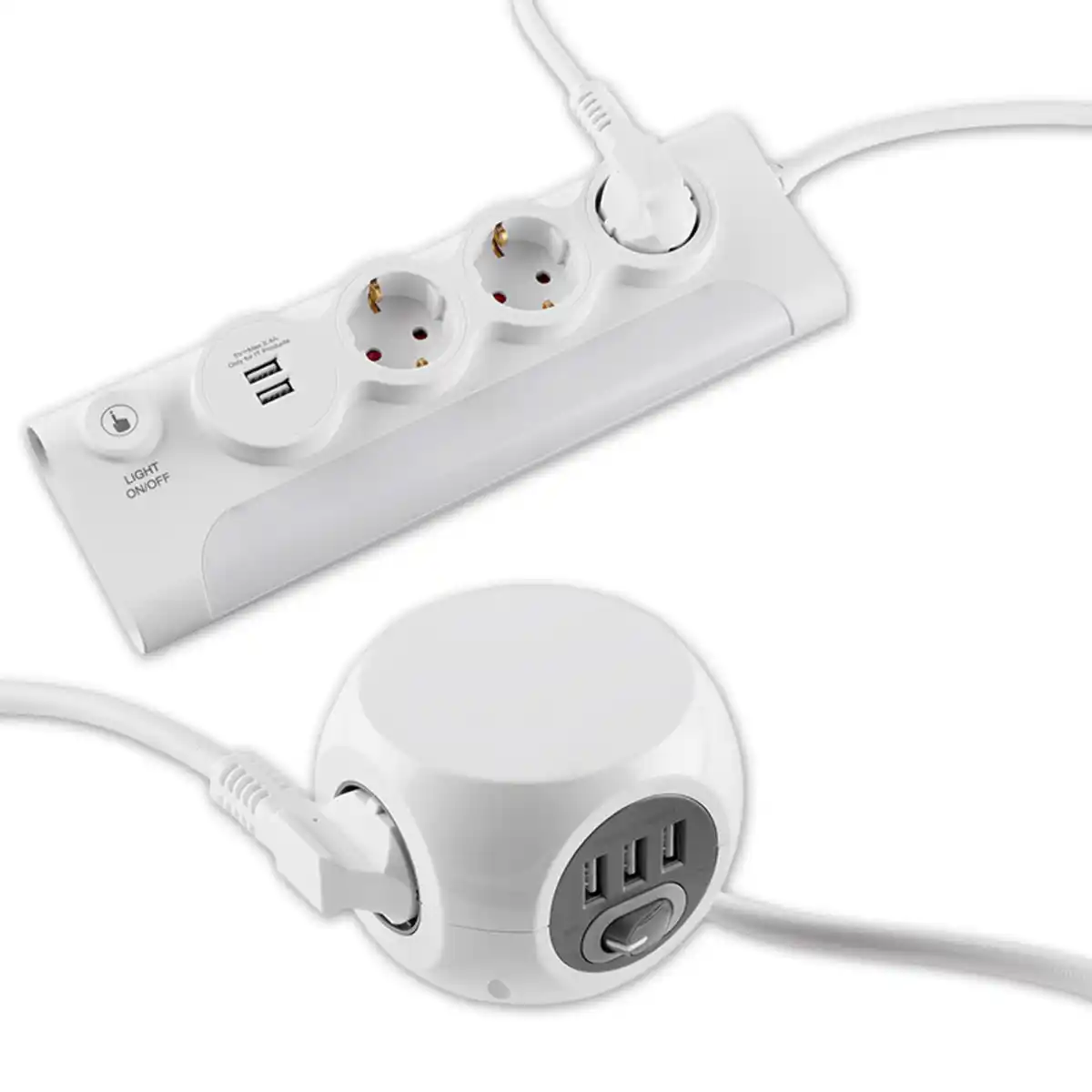 Bild 1 von Powertec Electric Smarte Steckdosenadapter