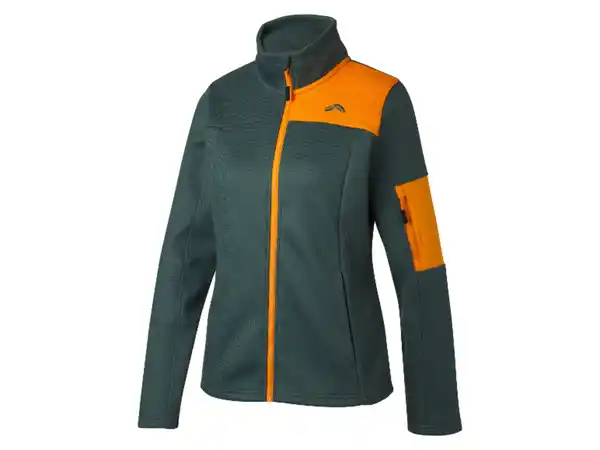 Bild 2 von CRIVIT Damen Strick-Fleecejacke mit seitlichen Eingrifftaschen