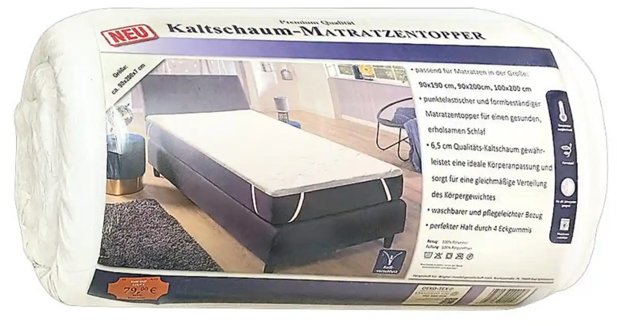 Bild 3 von Kaltschaum-Topper ca. 90 x 200 cm