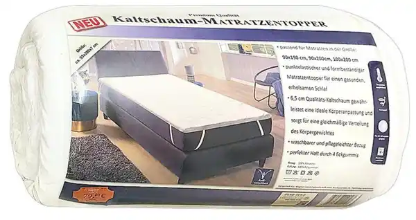 Bild 3 von Kaltschaum-Topper ca. 90 x 200 cm