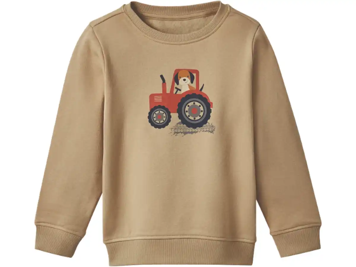 Bild 2 von lupilu® Kleinkinder Sweatpullover mit Bündchen an Ärmeln und Saum