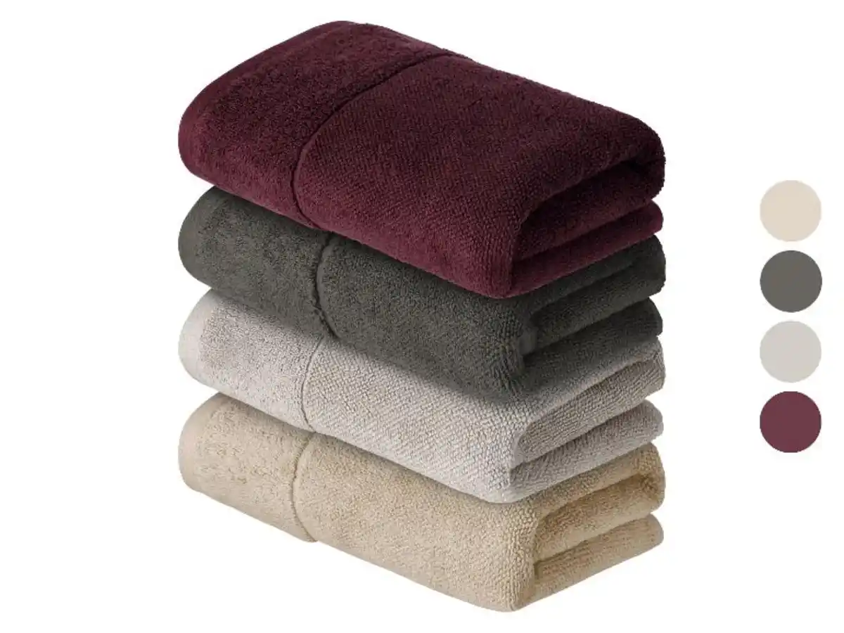 Bild 1 von LIVARNO home Frottier-Handtücher, aus nachhaltigem Baumwollanbau, 2 Stück