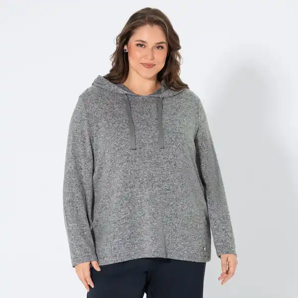 Bild 1 von Damen-Pullover mit Kapuze, große Größen