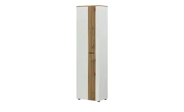 Bild 1 von Primo Garderobenschrank  Stripe ¦ weiß ¦ Maße (cm): B: 57 H: 202 T: 38.0 Garderoben & Kleiderstangen > Garderobenschränke - Möbel Kraft