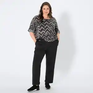 Damen-Hose mit elastischem Bund, große Größen