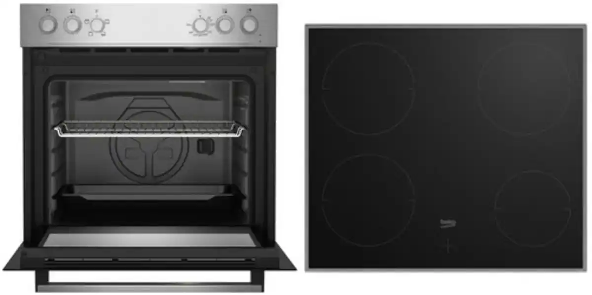 Bild 1 von b100 BBUC12020X Herdset edelstahl + edelstahl