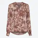 Bild 1 von Damen-Langarm-Bluse mit Blumenmuster