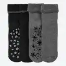 Bild 1 von Damen-ABS-Frotteesocken mit Glitzer, 2er-Pack