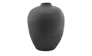HOME STORY Vase   ¦ schwarz ¦ Terracotta ¦ Maße (cm): H: 36,5  Ø: 29.0 Dekoration > Vasen - Möbel Kraft