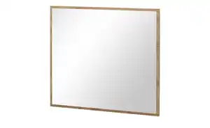 Primo Spiegel 80 x 70 cm Stripe ¦ holzfarben ¦ Glas,Aluminium,Holzwerkstoff ¦ Maße (cm): B: 80 H: 70 T: 2.0 Garderoben & Kleiderstangen > Garderoben Spiegel - Möbel Kraft