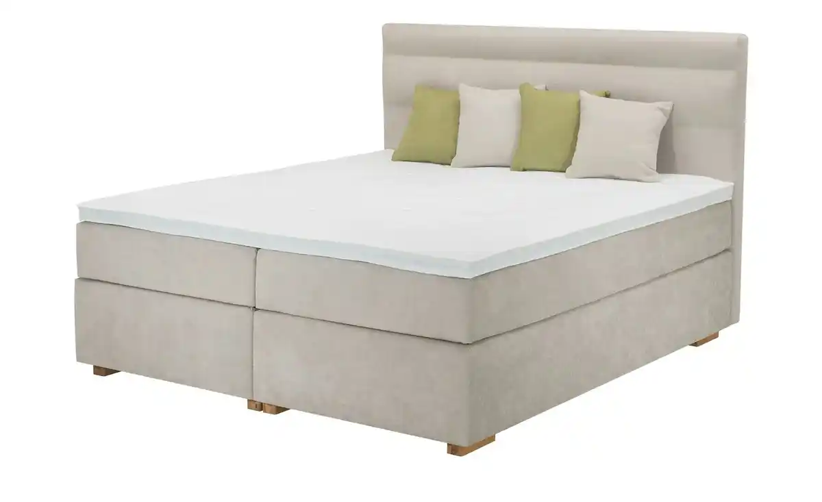 Bild 1 von Wohnwert Boxspringbett  Bolge ¦ creme ¦ Maße (cm): B: 180 Betten > Boxspringbetten - Möbel Kraft