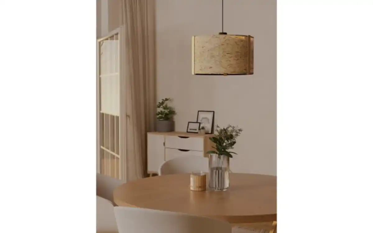 Bild 3 von Pendelleuchte HONTONGAS, Heu/beige, 1-flammig