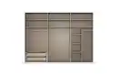 Bild 2 von Rauch - Schwebetürenschrank Contido, grau/graphit, 242 x 223 cm