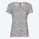Bild 1 von Damen-T-Shirt mit Rundhalsausschnitt, gemustert