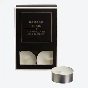 Teelicht mit Duft Bamboo Trail, 12er-Set