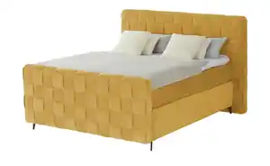 Wohnwert Boxspringbett   ¦ gelb ¦ Maße (cm): B: 182 H: 132,5 Betten > Boxspringbetten - Möbel Kraft