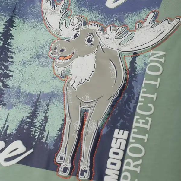 Bild 2 von Kinder-Jungen-Shirt mit Kontrast-Ärmeln