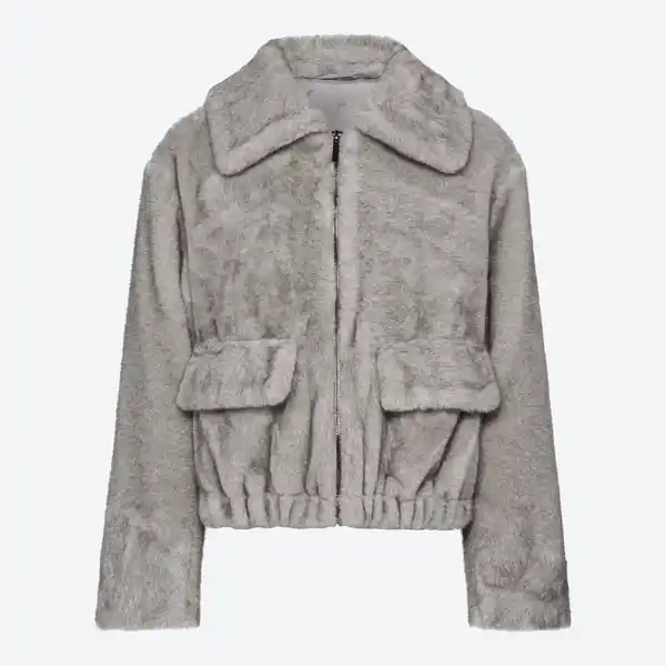 Bild 3 von Damen-Kunstfell-Blouson mit Taschen