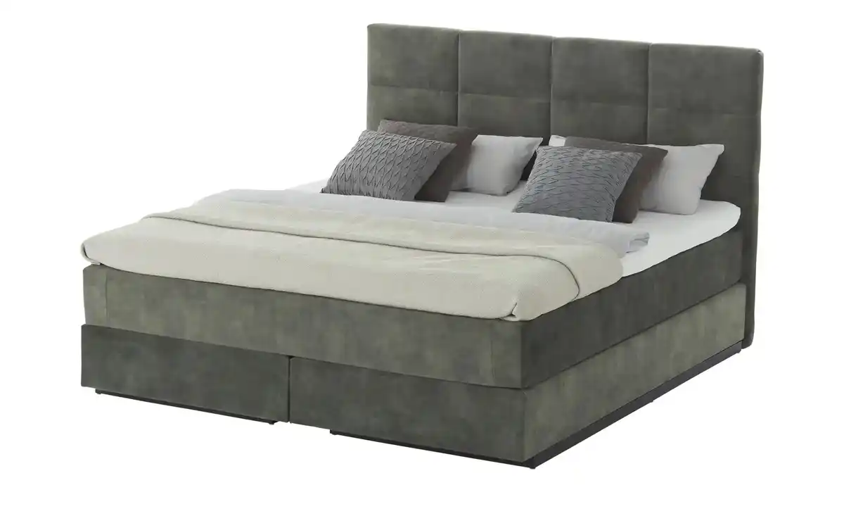 Bild 1 von Wohnwert Boxspringbett  Rist ¦ grün ¦ Maße (cm): B: 162 H: 127 Betten > Boxspringbetten - Möbel Kraft