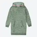 Bild 1 von Kinder-Mädchen-Sweathoodie-Kleid mit Kängurutasche
