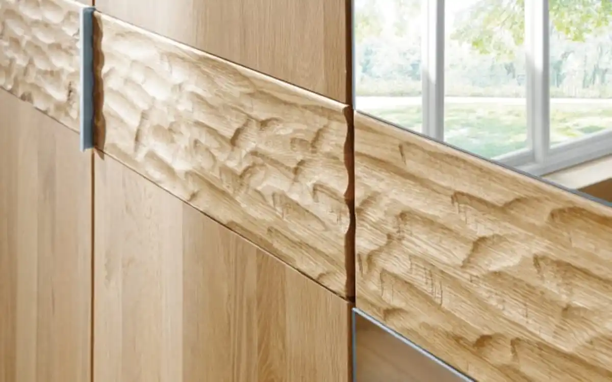 Bild 3 von Mondo - Schwebetürenschrank Paolo, teilmassive Eiche/Treibholz-Nachbildung, 300 x 217 cm