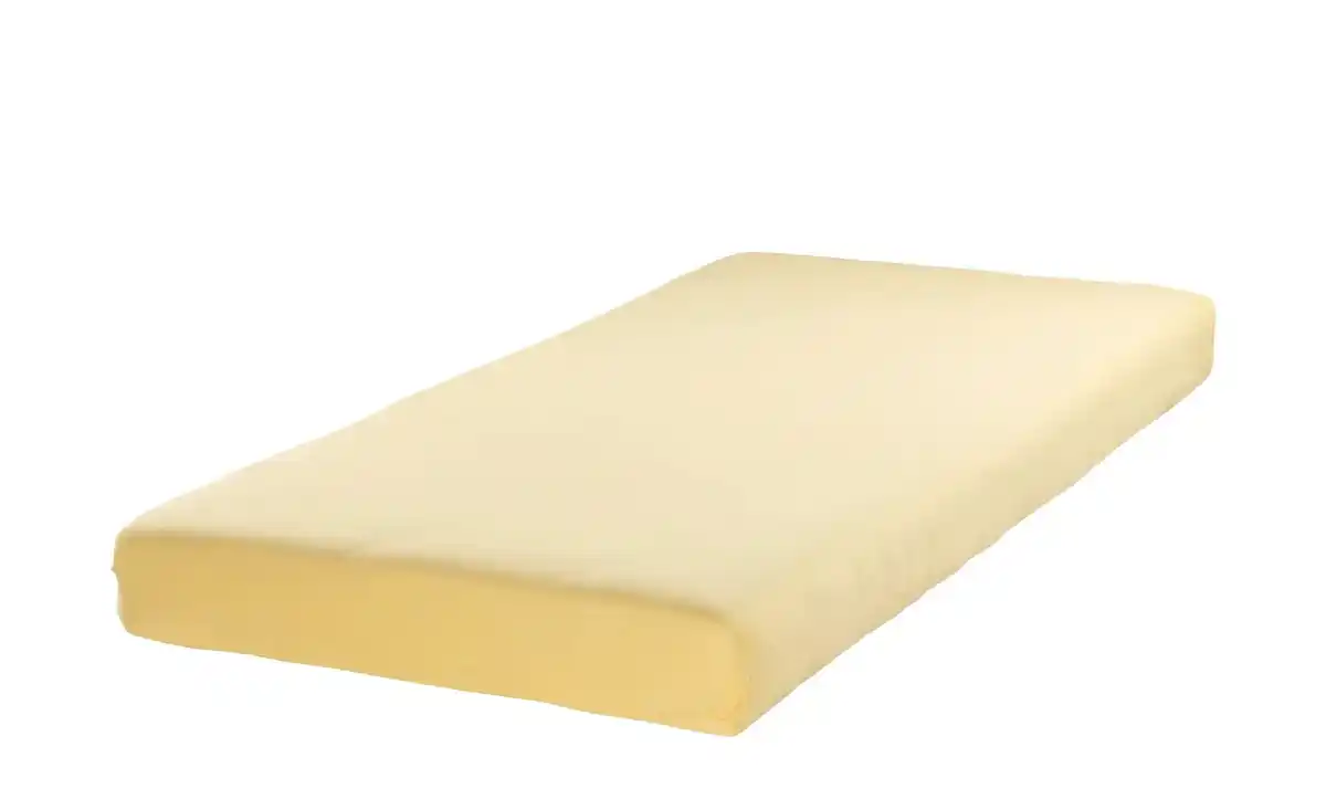 Bild 1 von como Spannbetttuch  Uni Jersey ¦ gelb ¦ Maße (cm): B: 90 Bettwaren > Bettlaken - Möbel Kraft