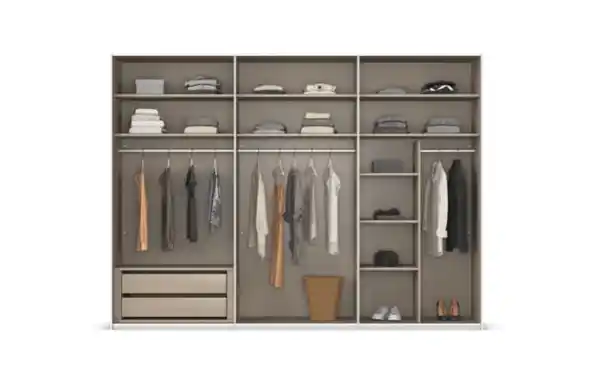 Bild 3 von Rauch - Schwebetürenschrank Contido, grau/graphit, 242 x 223 cm