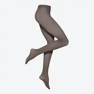 Damen-Strickstrumpfhose mit Zickzack-Muster