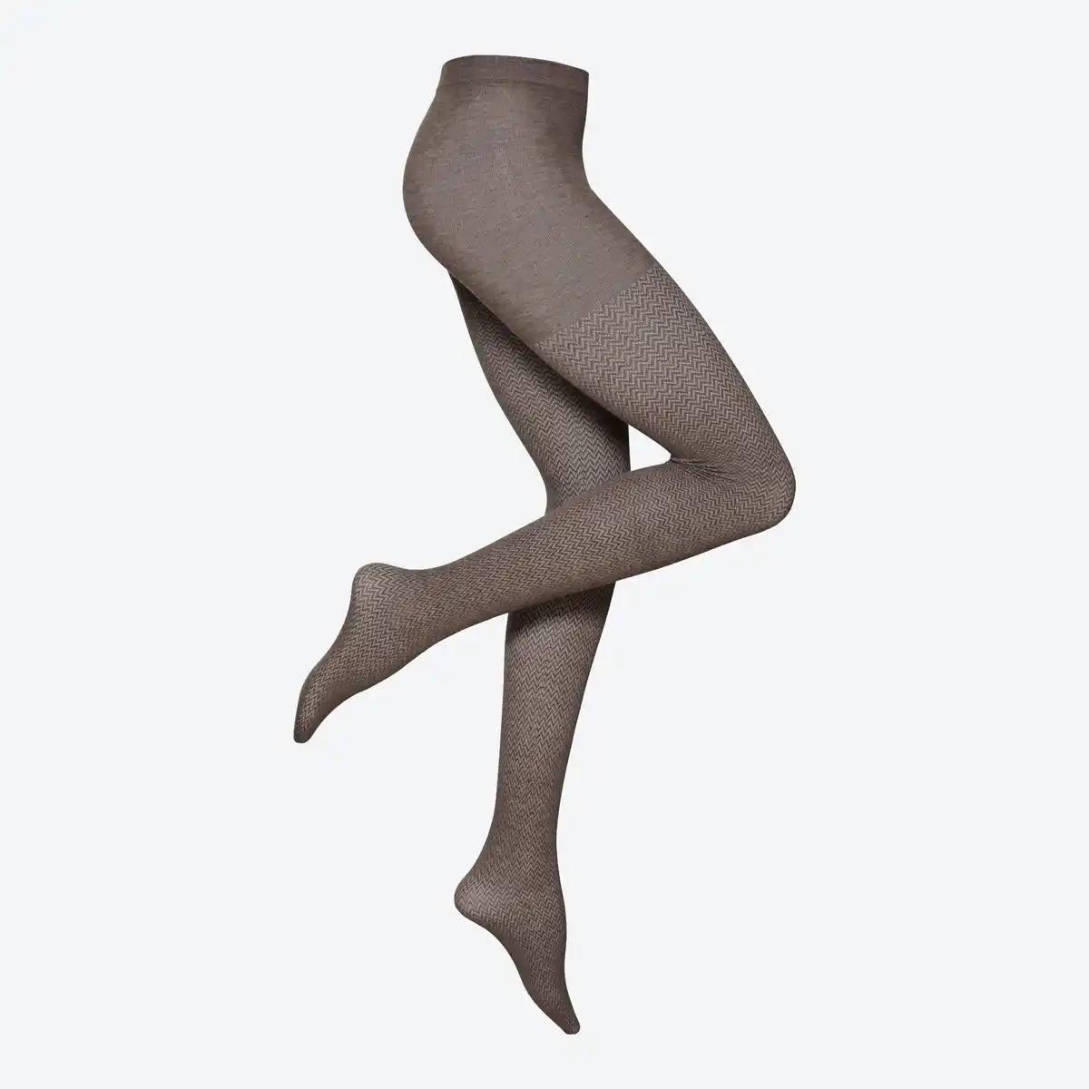 Bild 1 von Damen-Strickstrumpfhose mit Zickzack-Muster