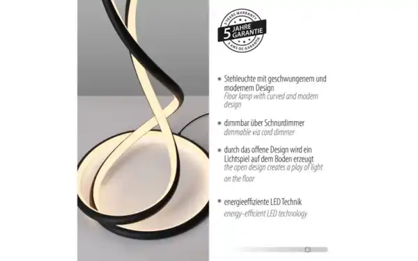 Bild 4 von Stehleuchte Twist, schwarz