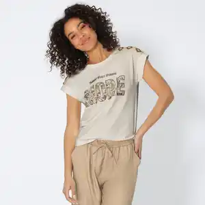 Damen-T-Shirt mit Frontaufdruck