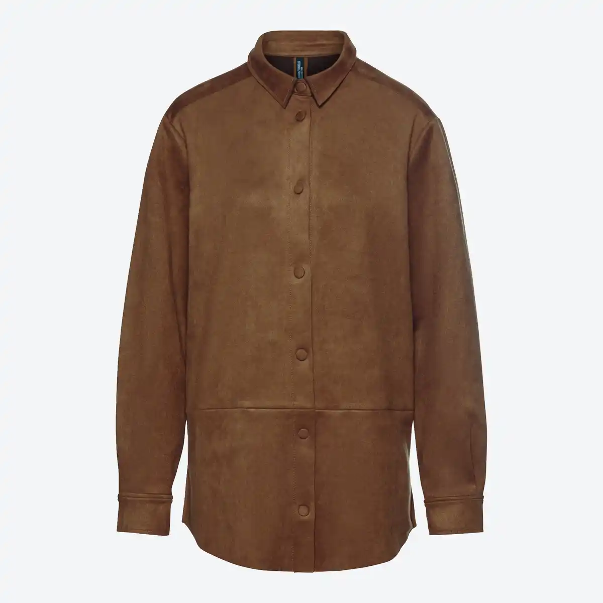 Bild 1 von Damen-Suede-Bluse mit Knopfleiste