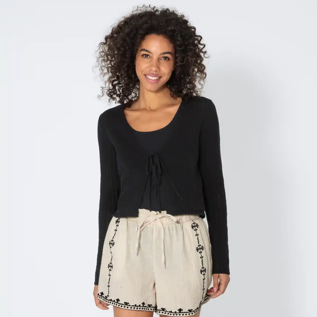 Bild 1 von Damen-Cardigan mit Ajour-Muster