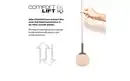 Bild 3 von Pendelleuchte Nami, sandfarbig, 1-flammig, inkl. Comfort-Lift Funktion