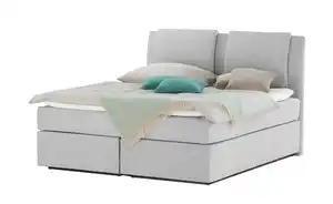 Wohnwert Boxspringbett  Dormian Saman ¦ grau ¦ Maße (cm): B: 160 H: 127 Betten > Boxspringbetten - Möbel Kraft