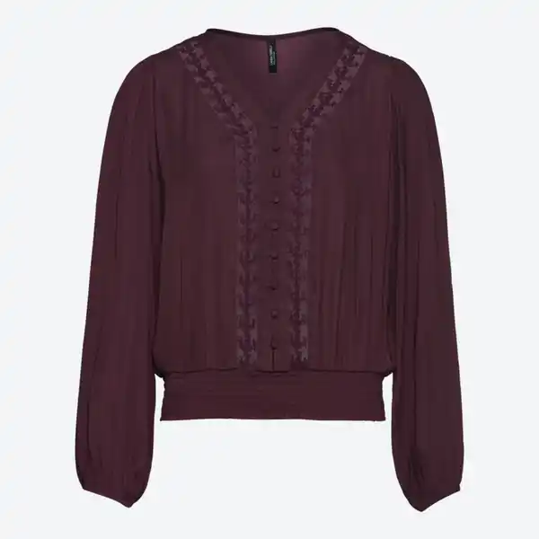 Bild 2 von Damen-Bluse mit V-Ausschnitt