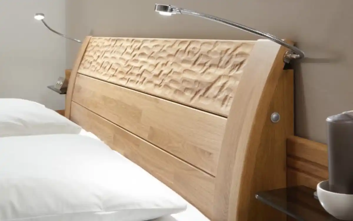 Bild 2 von Mondo - Bett Paolo, teilmassive Eiche/Treibholz-Nachbildung, 180 x 200 cm