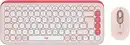 Bild 1 von POP Icon Combo (DE) Kabelloses Tastatur-Set rosa/offwhite